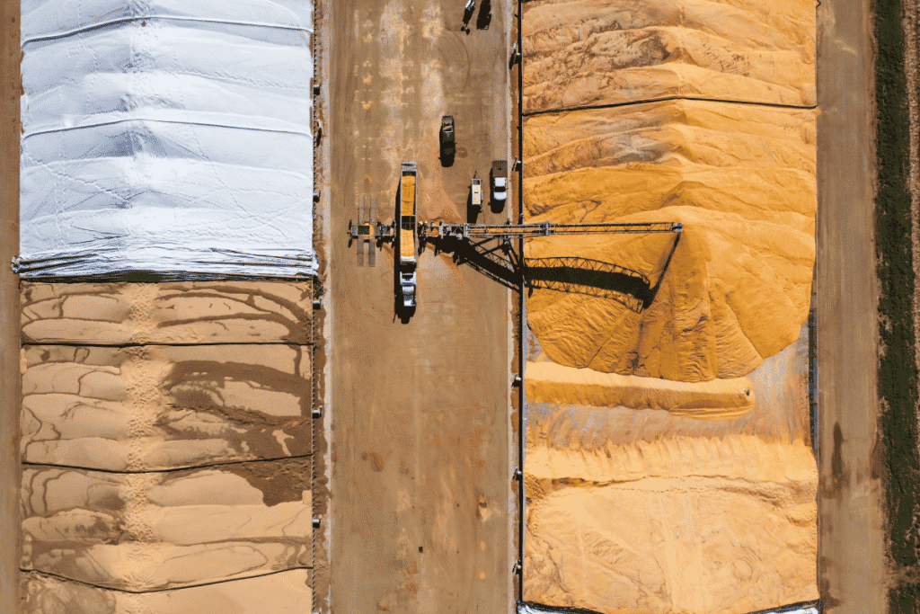 Multi-site grain storage facility covered by Agripro